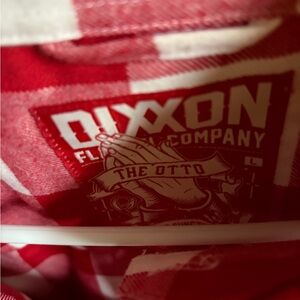 DIXXON The Otto Red and White Flannel